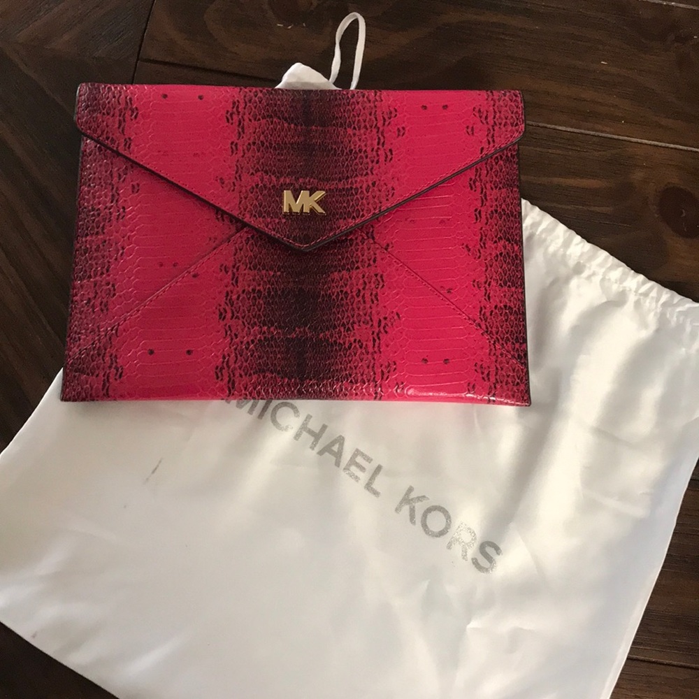 Micheal Kors Envelope Clutch.